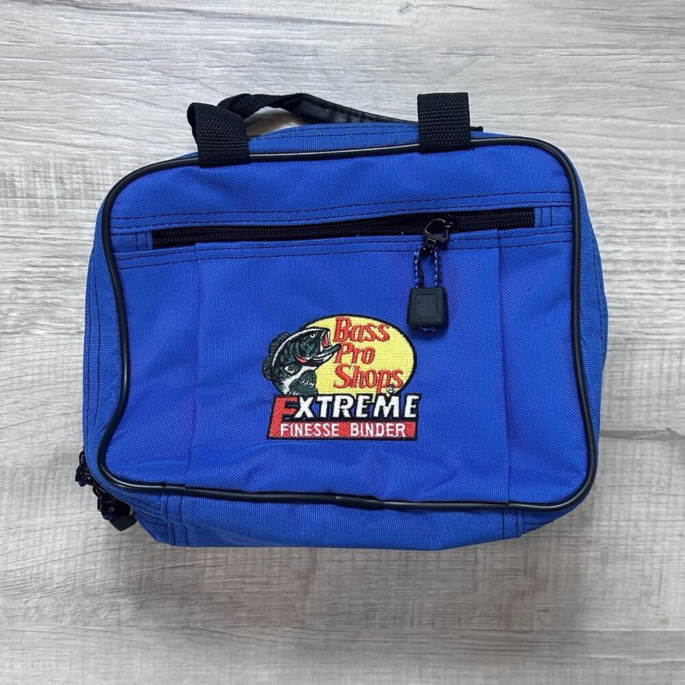 Bass Pro Shops Extreme Finesse Binder Tackle Bag 10 Binder Pages + More Pockets